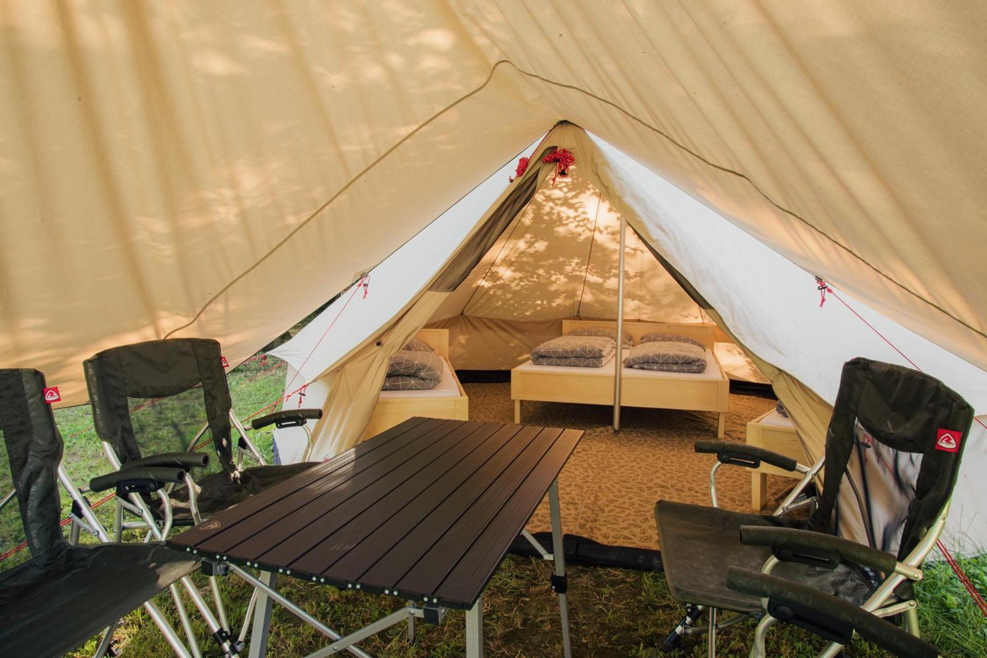 Forest Camping Mozirje Rom bilde
