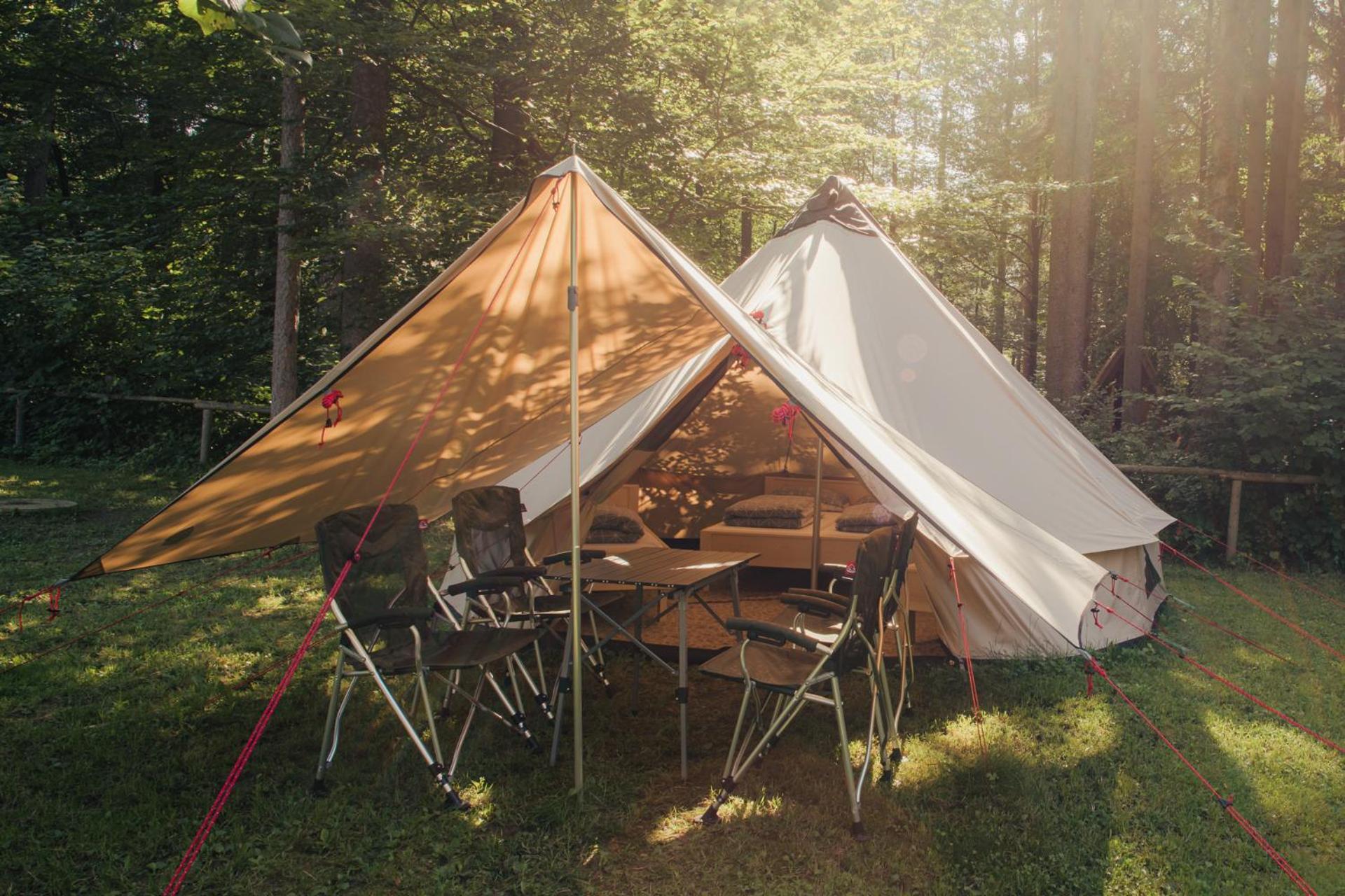 Forest Camping Mozirje Rom bilde