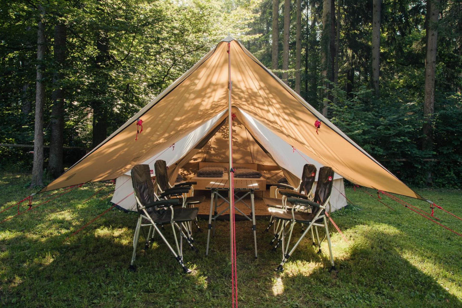 Forest Camping Mozirje Rom bilde